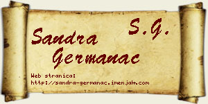 Sandra Germanac vizit kartica